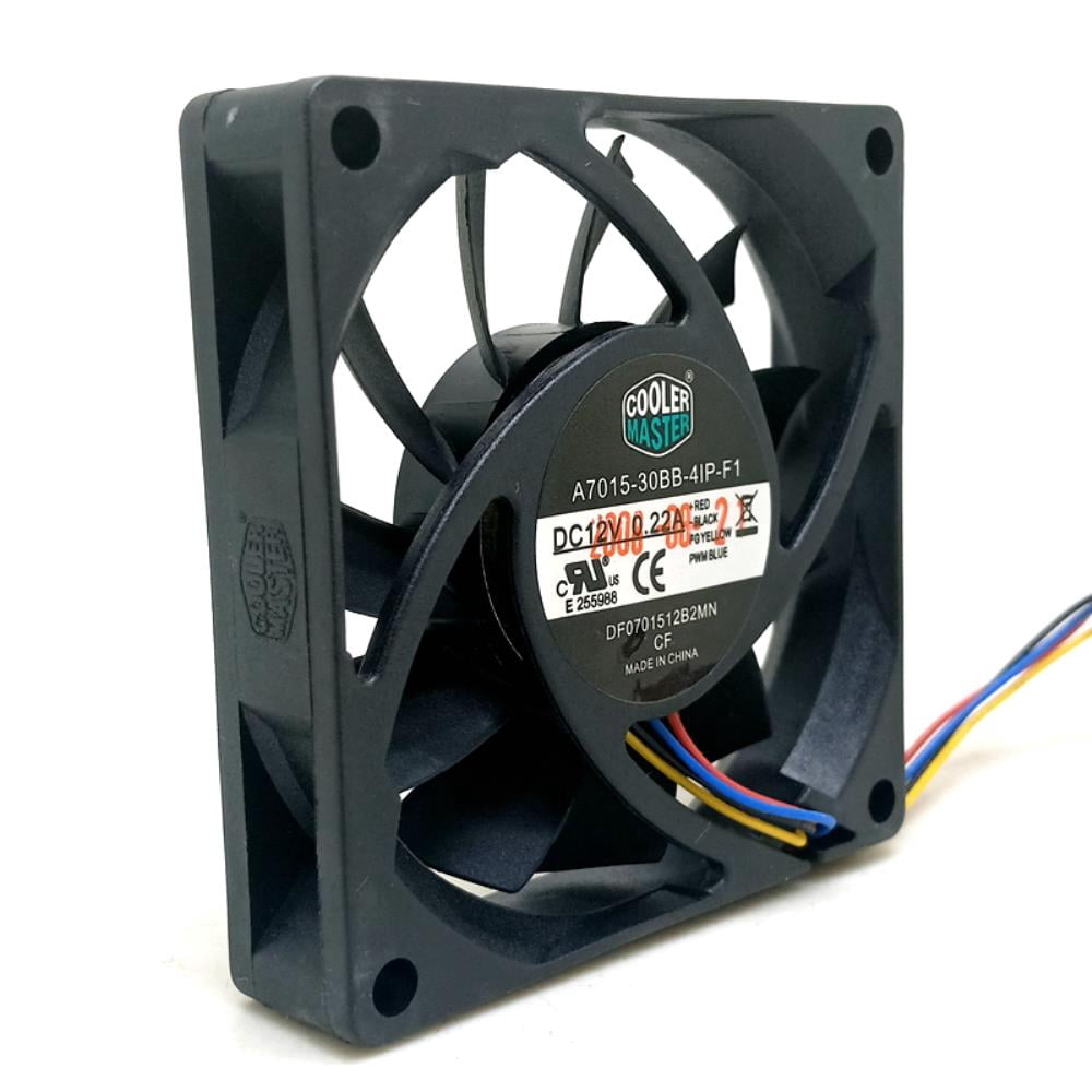 70mm fan for cpu cooler radiator A7015-30BB-4IP-F1 DF0701512B2MN 4WIRE 12V 0.22A cooling fan 70*70*15MM pwm