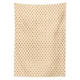 thumbnail image 3 of Ambesonne Orange Brown Tablecloth Rectangular Table Cover, Diagonal Tiles, 60"x84", Pale Orange, 3 of 4