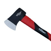 Hyper Tough 1.25 lb Camp Axe with Double Injection Fiberglass Handle and High Quality Steel Head