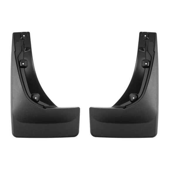 WeatherTech Custom No Drill Splash Guard MudFlaps compatible with Jeep Grand Wagoneer, Wagoneer, Rear Pair - Black