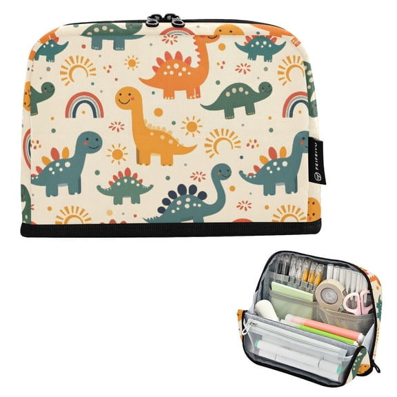 ALAZA Cute Dinosaurs Pencil Case Pen Pouch Bag Large Capacity Organizer