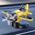 thumbnail image 5 of Solar-Powered Rotating Plane Car Ornament, Auto with Sunlight, No Needed, Easy Install Dashboard Decor, 5 of 9