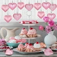 thumbnail image 6 of Upgraded 12Pcs Valentines's Day Heart Ornaments Romantic Heart Hanging Decoration Heart Valentines's Day Party Decoration Y, 6 of 9