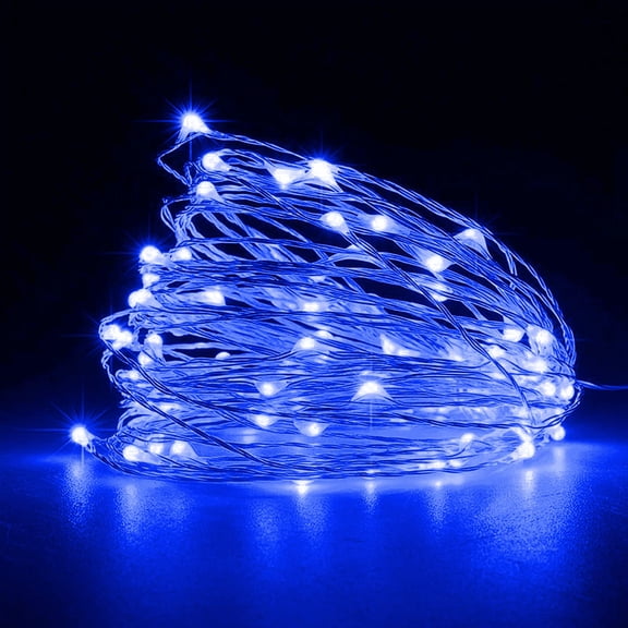 Fairy Lights, 50 LED Battery Operated String Lights Copper Wire Light for Indoor Outdoor Lighting, Bedroom, Wedding Decor, Party