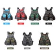 thumbnail image 7 of ZHaobin Outdoor Breathable Padded Fishing Life Vest 209lb Bearing Life Safety Jacket Swimming Sailing Waistcoat Vest Floatation (Red), 7 of 7