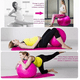 thumbnail image 2 of Pelota Fitness De Yoga Acondicionamiento 75 Cm Con Bomba Rosa, 2 of 5
