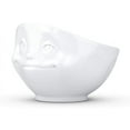 Porcelain Bowl, Dreamy Face Edition, 16 oz. White, (Single Bowl) for