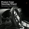 thumbnail image 7 of HOTOR Car Steering Wheel Cover for Women - Universal Car Accessories Fit for 14.5”-15” Steering Wheels, 7 of 7