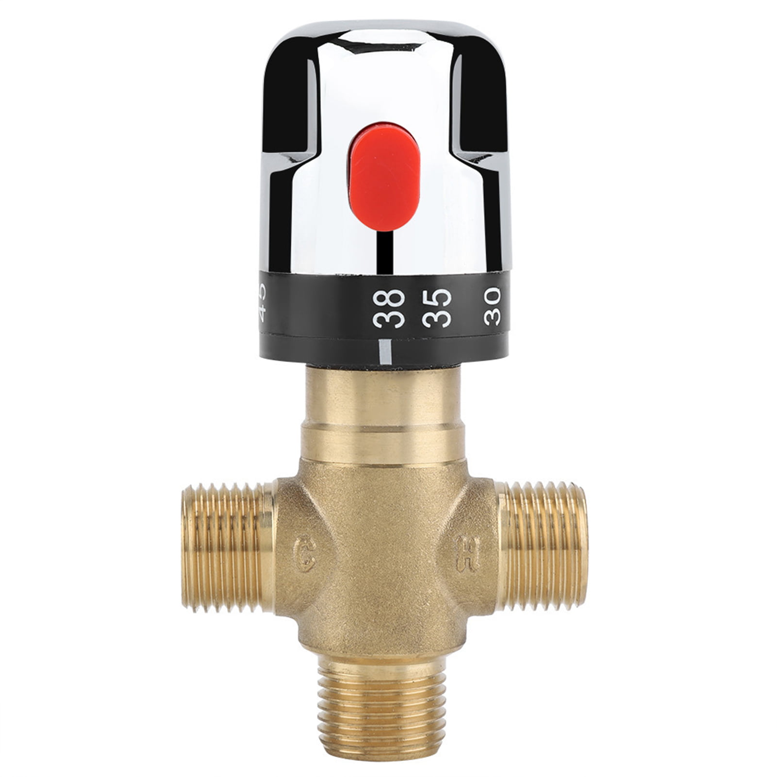 automatic  valve BSP Brass G1" thermostatic mixing valve DN25  valve mixer 