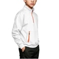 thumbnail image 6 of Boys Quarter Zip Hoodies Sweatshirt Long Sleeve Pullover Top Zipper Pocket Casual Hooded, 6 of 8