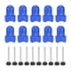 thumbnail image 1 of 10 piezas de tapa de poste de recinto de trampolín con tapa de riel de seguridad con tornillo de pulgar Accesorio azul, 1 of 10