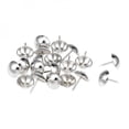 thumbnail image 3 of 10/20/25Pcs Upholstery Nails Tack 11/16/19/25/30mm Head Diameter Round Thumb Push Pins for Furniture Sofa Headboards Silver Tone, 3 of 8