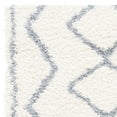 thumbnail image 4 of SAFAVIEH Venus Jonah Abstract Geometric Shag Area Rug, 8' x 10', Ivory/Grey, 4 of 6