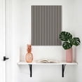 thumbnail image 4 of Canvas Wall Art Simple White Striped Canvas Art Print Black Stripe Vintage Linen Texture Pictures Wall Decor for Living Room Bedroom Artwork Decorations Stretched Framed Ready to Hang 8"x10", 4 of 9