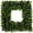 18.9-Inch Square (Single), variant on All Season Floral Wreath, Garden Boxwood Wreath - 18.9-Inch Square UV Resistant Artificial Spring, Summer, Fall or Winter Wreath - Outdoor/Indoor Wreaths for Front Door