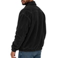 thumbnail image 4 of Men's Corduroy Jacket Full Zip Vintage Coat Casual Fall Windbreaker with Pockets Lightweight Classic Turn Down Collar Outerwear Retro Spring Winter Streetwear, 4 of 8