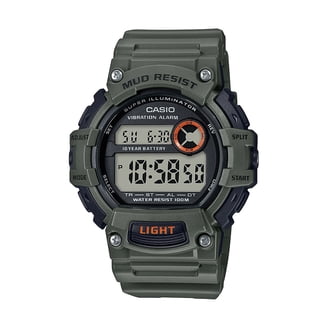 Casio Men's Analog-Digital World Time Watch, Black/Gold - HDC700