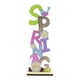 thumbnail image 1 of Decoraciones de mesa de Pascua, signos de centro de mesa de madera, conejito de Pascua, adorno de Gnomo de primavera, decoración de mesa para comedor, 1 of 1
