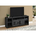 thumbnail image 3 of Monarch Specialties Tv Stand, 60 Inch, Console, Media Entertainment Center, Storage Cabinet, Living Room, Bedroom, Laminate, Black, Transitional, 3 of 4