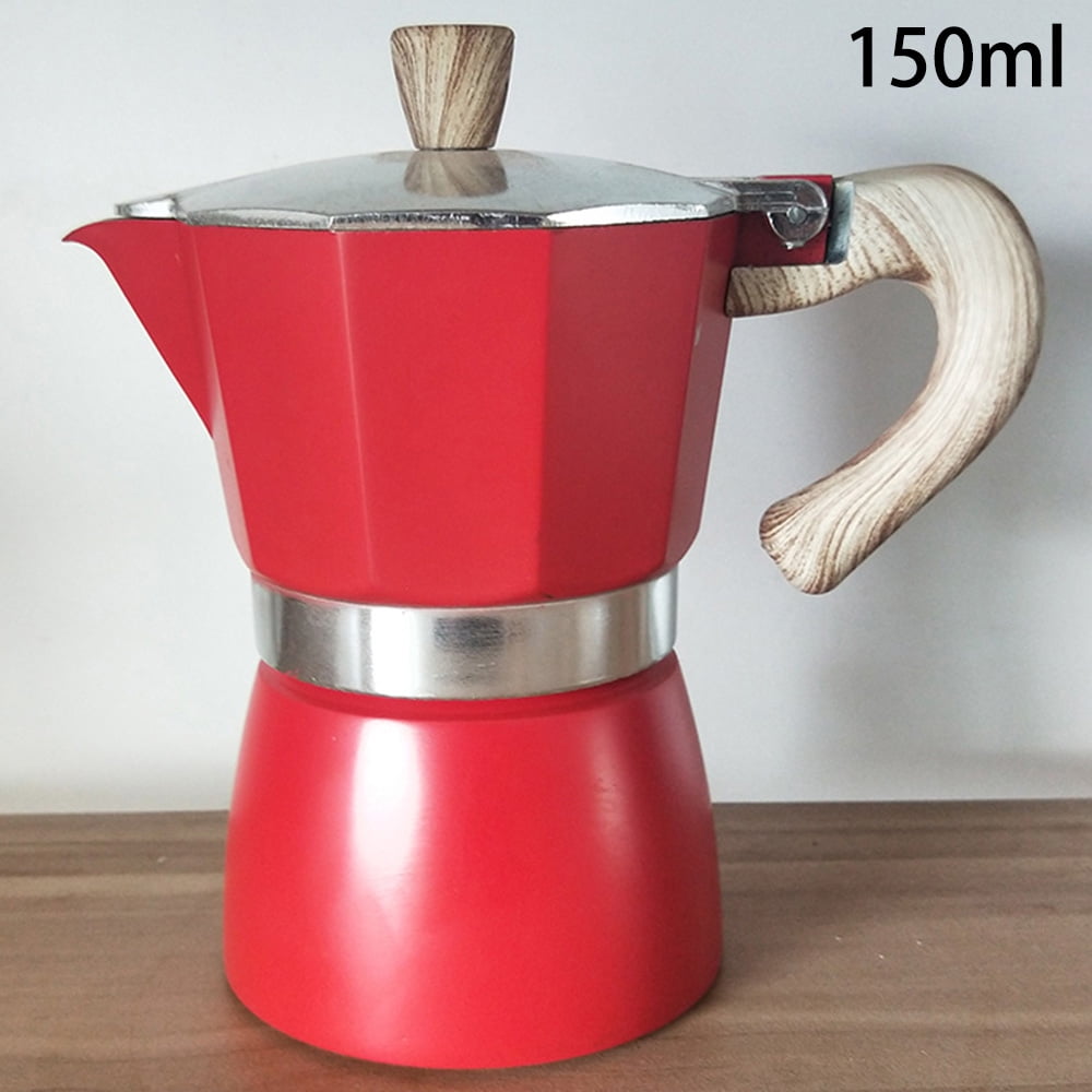 Aluminum Italian Moka Espresso Coffee Maker Percolator Stove Top Pot 150/300ML