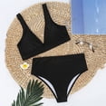 thumbnail image 3 of WREESH Maillot de Bain Deux Pièces Imprimé pour Femmes Bikini Tenue de Plage, 3 of 9