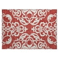 thumbnail image 2 of Addison Rugs Chantille Indoor/Outdoor Transitional Damask Red Washable Rectangle Rug, 1'8" x 2'6", 2 of 6