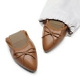 thumbnail image 5 of Women Foldable Flats Pointed Toe Ballet Shoes Slip On Comfortable Bowknot Design Lightweight Travel Dress Flats, 5 of 6