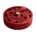 thumbnail image 1 of DOLITY Divided Serving Tray with Lid Serving Bowl for Kitchen Chinese New Year Nuts Red, 1 of 9