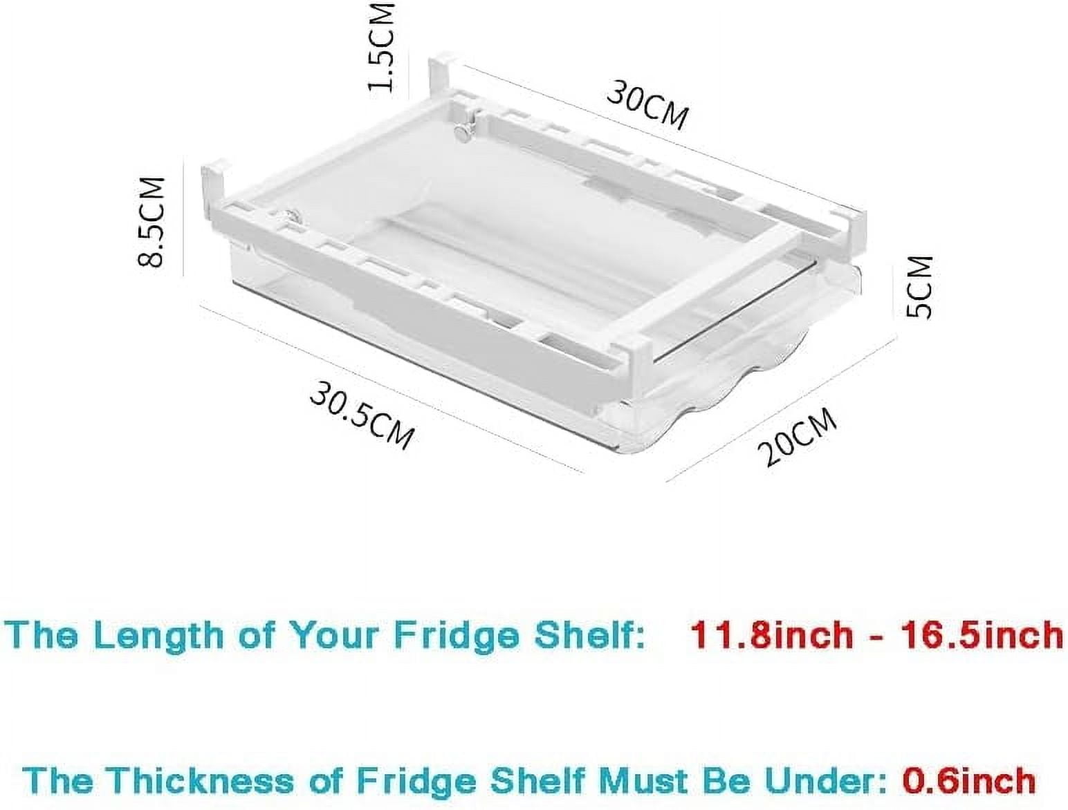 Fridge Egg Drawer Organizer Holder Trays for Refrigerator Egg Container (1 Pack)
