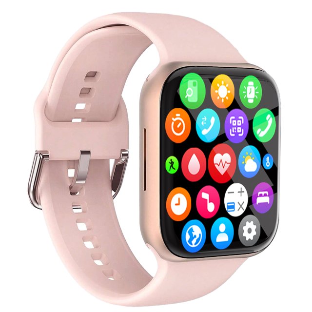Reloj Inteligente A Prueba De Agua Pantalla Táctil Completa De 4,65 Cm Reloj Inteligente A Prueba De Agua Con Llamada BT, Mensaje, Responder Llamada Smartwatch Monitoreo Del Sueño Del Ritmo Cardíaco,