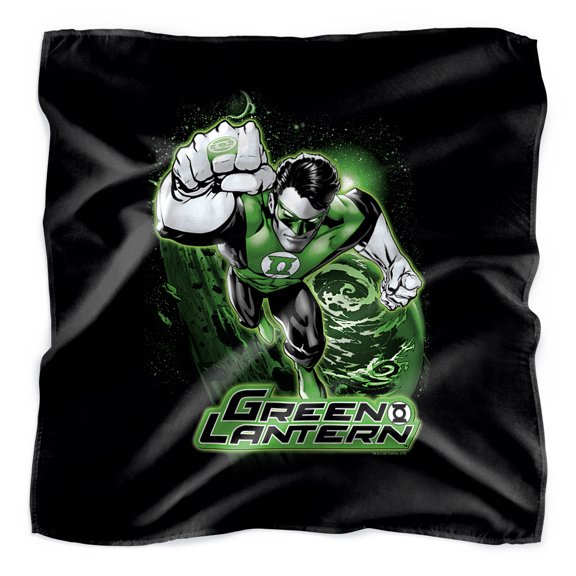 Green Lantern Green & Gray Bandana (21 in x 21 in)