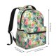 thumbnail image 2 of Balery Tropical Flowers Mochila Escolar Impresa, Mochila Ligera para Viajes Casual, Mochila Duradera y Cómoda Multifuncional, Mochila para Laptop-One Size, 2 of 5