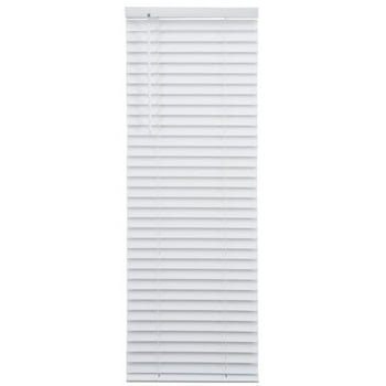 Better Homes & Gardens 2" Cordless Faux Wood Horizontal Blinds, White, 23x64
