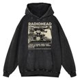 thumbnail image 3 of Sudadera con capucha vintage desgastada para hombre, estilo hip hop, estilo gira por Norteamérica, estilo rockero, otoño, 100 % algodón, talla grande, 3 of 5