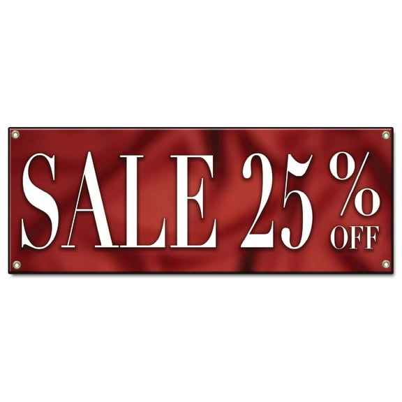 Sale 25% Off | 24" X 72" Banner | Heavy Duty 13oz. Outdoor Vinyl Single Sided With Grommets | Made in The USA