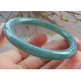 thumbnail image 4 of Icy Green Natural A JADE Jadeite Circle Bangle Bracelet 57 mm 701854 TN, 4 of 12
