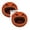 A157 B 48X48" 2Pack, variant on 2Pcs 3D Circular Halloween Doormat – Monster Pumpkin Face With Sharp Teeth, Non-Slip Polyester Round Mat For Indoor/Outdoor, Spooky Cute Fall Decor, Perfect Gift For Halloween Lovers (72X72")