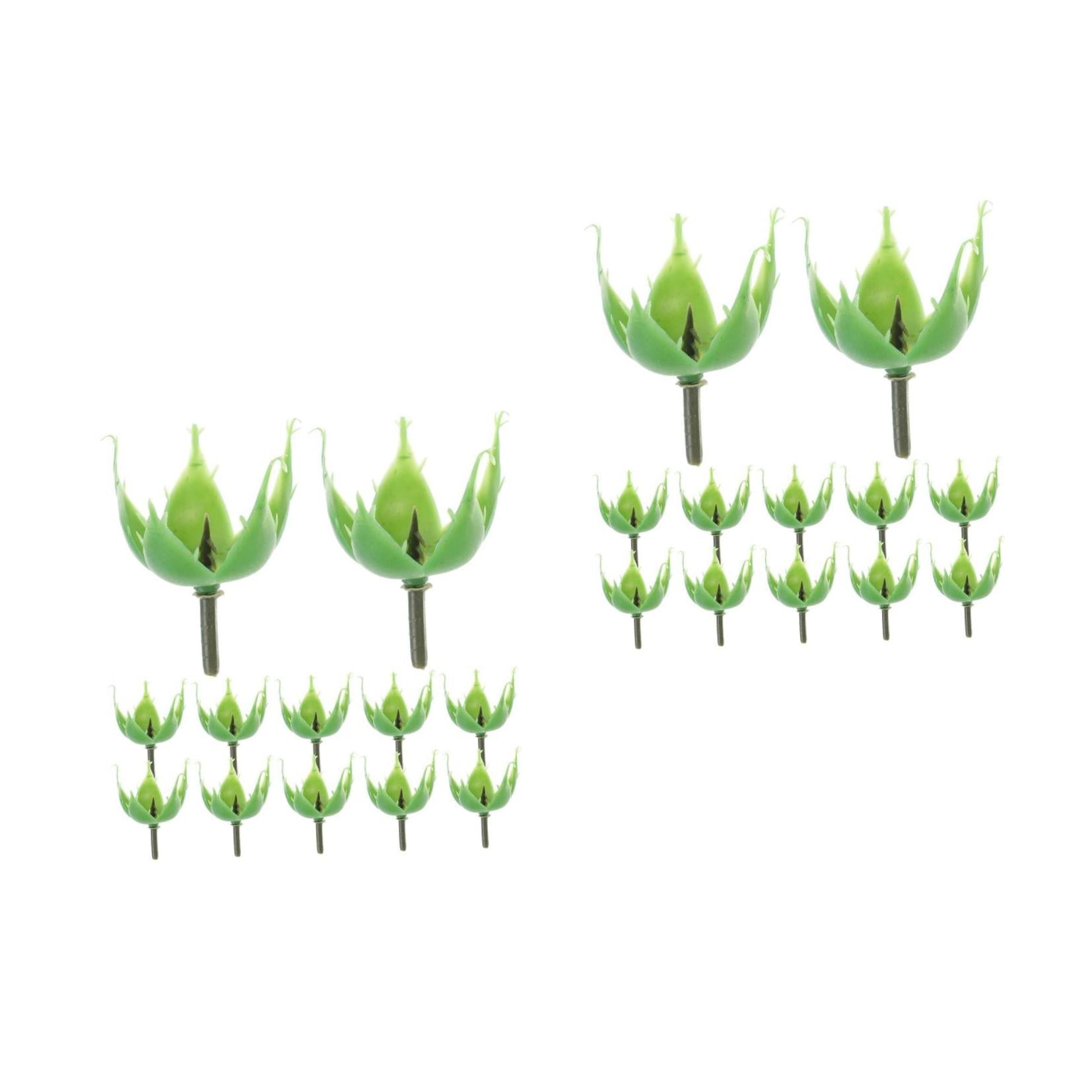 Hemoton 400 pcs Plastic Flower Holders for Bouquet Making, Preserved Flowers, Floral Craft Supplies and Accessories