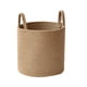 thumbnail image 5 of Ounissouiy Cesta de almacenamiento tejida fácil de llevar para las necesidades de almacenamiento On-Go Tejido de hilo de algodón Cuerda de Type3 NO3, 5 of 6