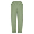 thumbnail image 5 of CHGBMOK Boys and Girls Sports Long Pants Loose Versatile Sweatpants Trousers Green, 5 of 6