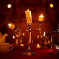 thumbnail image 3 of Vela de reloj La Bella y La Bestia, candelabro Led Lumiere para mesa de boda, fiesta de Navidad, decoración del hogar, 3 of 5