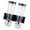Black, variant on YWMJZEU Dry Food Cereal Dispenser Candy Dispenser Machine Bin Multifunctional Convenient Silver