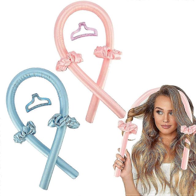 Heatless Hair Curlers Rollers, No Heat Headband Overnight Sleep Styler Wave Formers