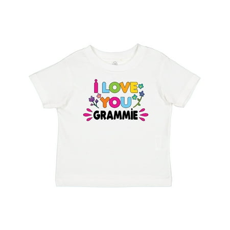 

Inktastic I Love You Grammie with Flowers Gift Baby Girl T-Shirt