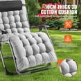 thumbnail image 4 of Silla Zero Gravity VEVOR, reclinable de 33 pulgadas, soporte de 500 libras, 4 of 9
