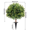 thumbnail image 3 of Orange Artificial Boxwood Planting Trees Planteds In The Ground Suitable For Outdoor Garden Landscaping And Decoration, 3 of 6