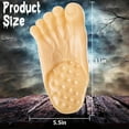thumbnail image 3 of Realistic Monster Feet Slippers - Barefoot Shoe Covers for Halloween Costume, Party Props for Adults & Kids, 3 of 7