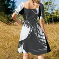 thumbnail image 3 of Girl _ In _ vestido sin mangas de Anime para mujer vestidos de fiesta falda de verano para mujer, 3 of 5