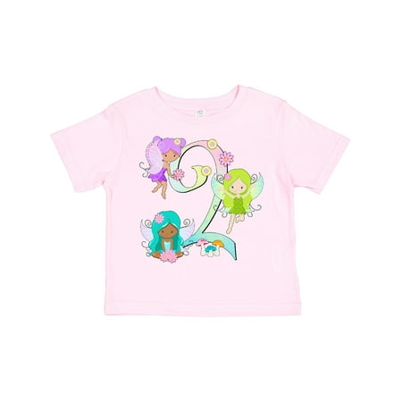 

Inktastic Flower Fairies Second Birthday Gift Toddler Boy or Toddler Girl T-Shirt