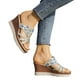thumbnail image 3 of WILLBEST Sandalias De Mujer De Playa Sandalias De Cuña De Moda Para Mujer Sandalias De Cuña Con Tiras Y Tacones Altos, 3 of 8
